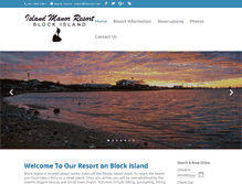 Tablet Screenshot of islandmanorresort.com